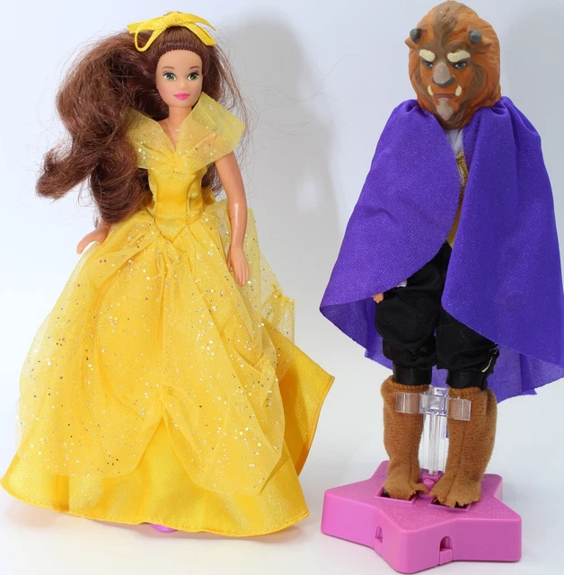 DISNEY MUSICAL COLLECTION Beauty and THE BEAST Prince Belle 2 Dolls