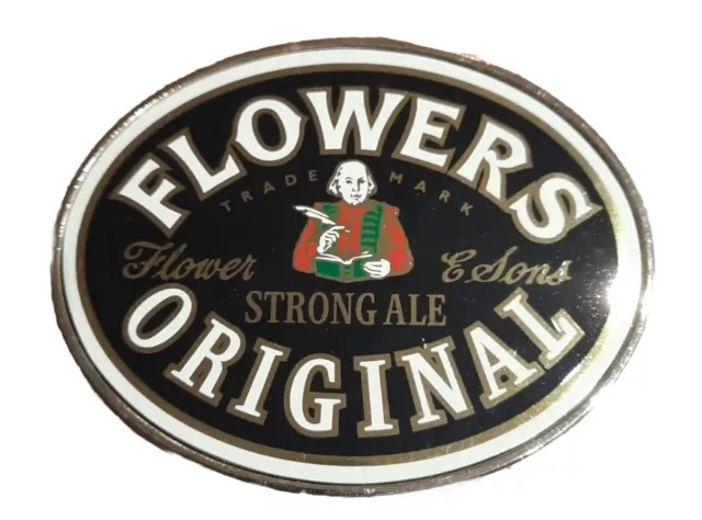 Flowers Brewery Original Bitter  Ale Beer Pump Clip Badge Rare Christmas Mancave