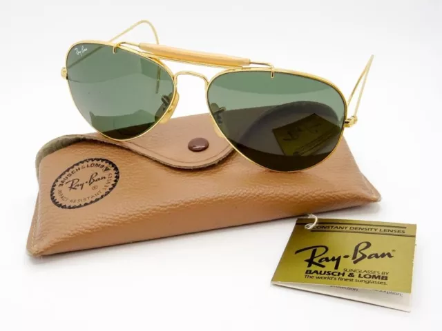 Ray-Ban Outdoorsman Arista 58[]14 RB-3 Green/Grün Sonnenbrille/sunglasses - TOP