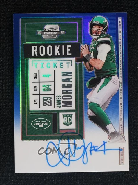2020 Panini Contenders Optic Ticket RPS Blue /75 James Morgan Rookie Auto RC