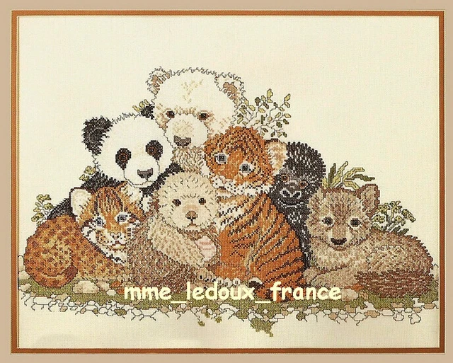 Kit Point De Croix Winter Scene – Candamar 50859 – Vintage 1997, Neuf, USA
