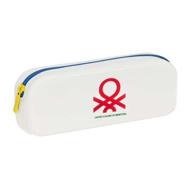 Schulmäppchen Benetton Topitos Weiß [18.5 x 7.5 x 5.5 cm]
