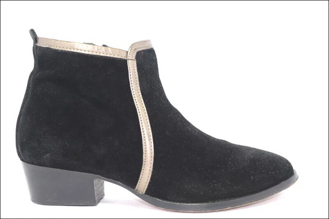 COSMO Bottines Daim Noir Taille 37 TBE