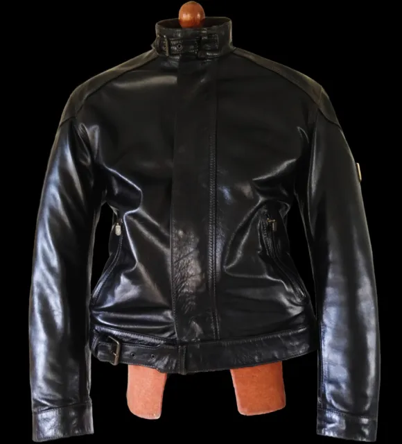 BELSTAFF LEATHER PANTHER Motorcycle Biker Cafe Racer Motorbike Bike Jacket Coat