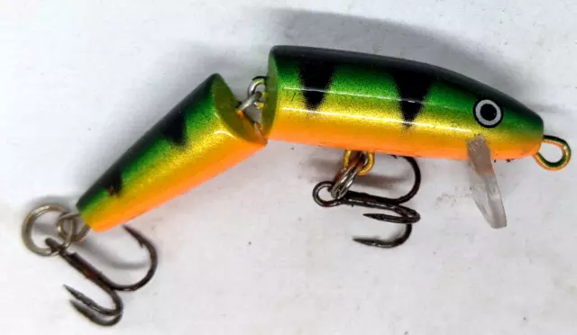 RAPALA J 13 P Perch Finland Floating Jointed Lure Fishing - Used
