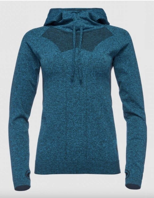 Black Diamond Womens Crux Hoody Azul (Blue/Green) Size Large Outdoor Climbing