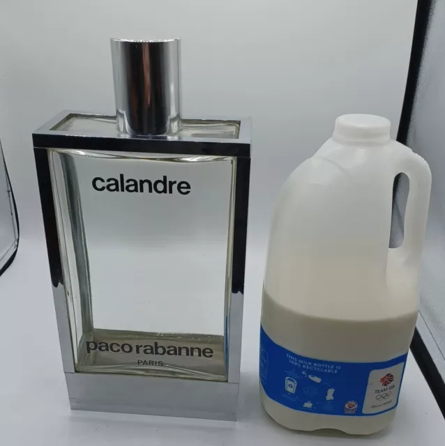 GIANT SIZE PACO Rabanne Calandre Window Display Perfume Bottle.33cm X ...
