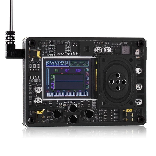 Mini Theremin Elettronico - Strumento Musicale Creativo, Con Display, Altoparlante, Portatile - Foto 8