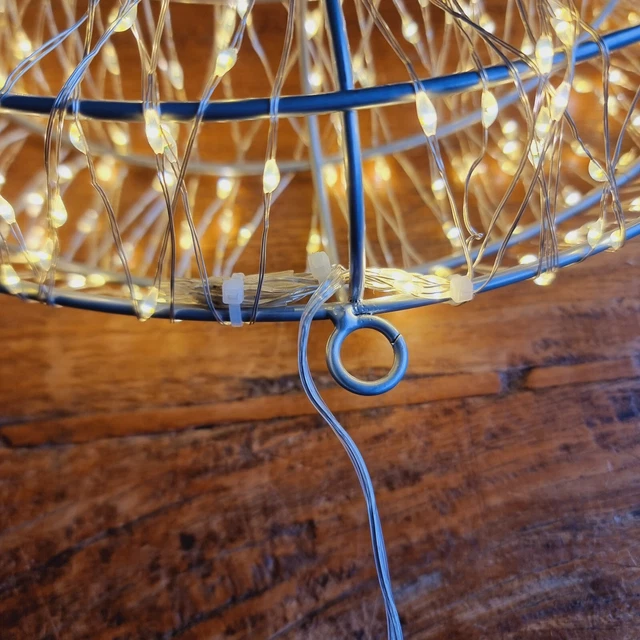 XXL LED Lichtkranz 38cm 960 Micro LEDs Weihnachten Deko 500cm Z. Lichterketten 2