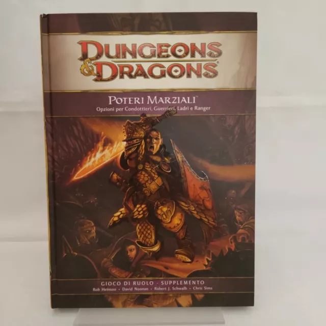 Poteri Marziali Dungeons&Dragons 4° D&D Supplemento