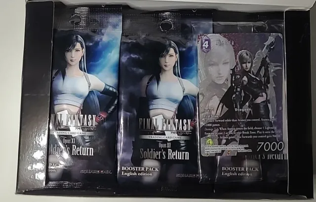 Final Fantasy Opus XI Booster Pack 12 Cards Full Art