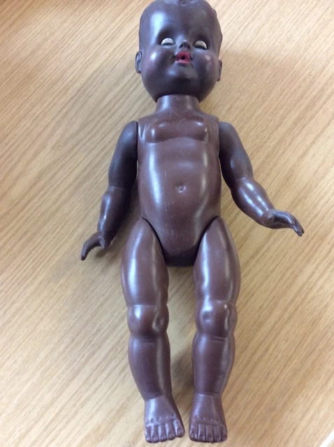 Black Plastic Doll By Regal Of Canada, Model No. 14. Black Plastic Doll By Regal Of Canada, Model No. 14.