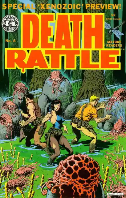 Death Rattle (Vol. 2) #8 VG; Kitchen Sink | low grade - 1st Appearance Xenozoic