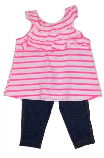 Carters Baby Girls  2 Pc Shirt & Jeggings Set  NWT  Size  12 Months