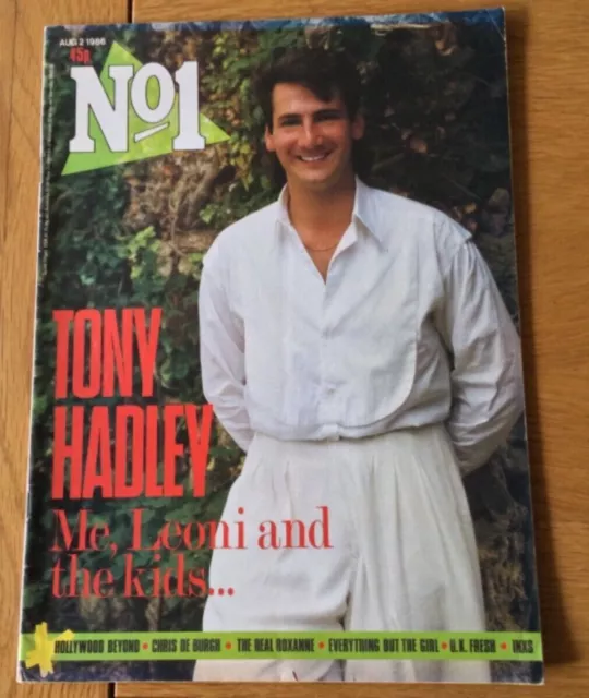 Spandau Ballet No.1 Magazine Aug 2 1986 Tony Hadley Cover With More Inside