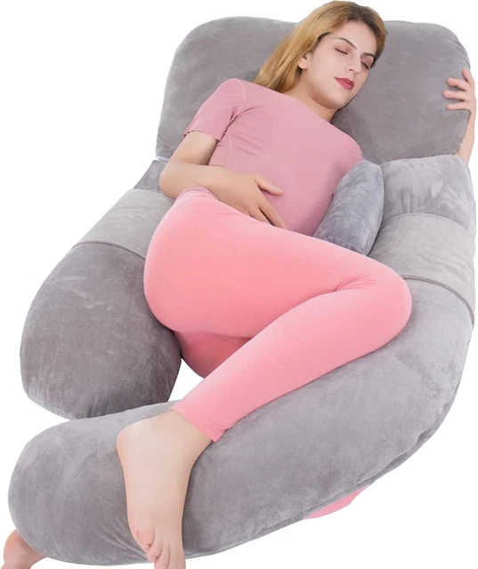 Almohada de cuerpo completo AS AWESLING 60 pulgadas | Almohada corporal de enfermería, maternidad y embarazo