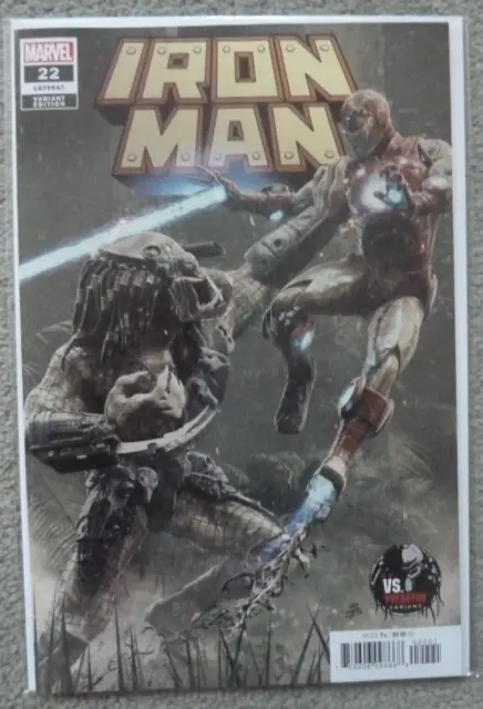Iron Man #22.Barends Predator Variant..cantwell/Unzueta.marvel 2022 1St Print.nm