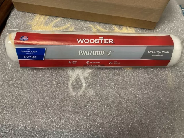 Wooster Brush RR643-14" Pro/Doo-Z Shed Resistant Paint Roller 1/2" Nap