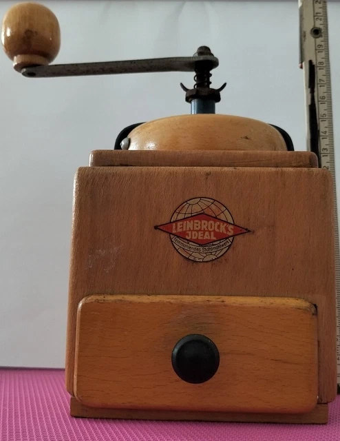 KAFFEEMÜHLE Leinbrock's Ideal  - Handkaffeemühle alt Sammlungsauflösung