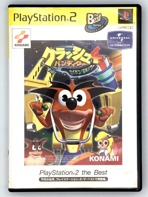 Jeu PS2 Crash Bandicoot 4 : Sakuretsu Majin Power Cortex 2 - Version Japonaise NTSC-J - Bon état