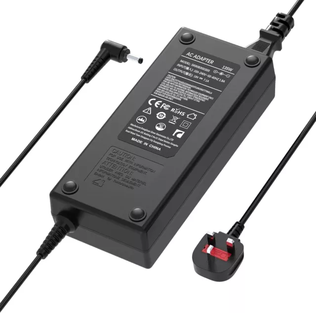 135W AC Charger for Acer Nitro 5 Gaming N18C3 AN515-55 AN515-44 AN515-54 AN515-4