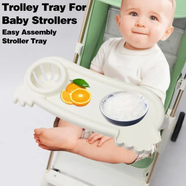 Stroller Accessory Baby Stroller Dinner Table Tray  Phone Stand Plate Pouch