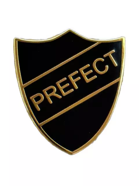 Prefect Black School / College Enamel Lapel Pin Badge