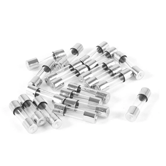 Lot de 20 à fusion rapide Tube en verre fusible 8 A 250 V 5 mm x 20 mm