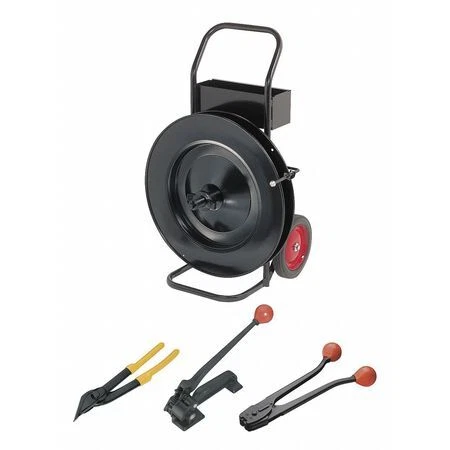 Zoro Select 66Dk12 Strapping Tool Kit,5/8",Flat Surface