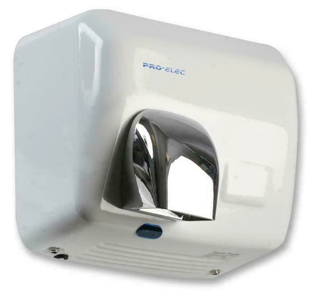 SECADOR DE MANOS ELÉCTRICO Recubierto de polvo AIRE CALIENTE Automático Montado en Pared Baño SECADOR DE MANOS ELÉCTRICO Recubierto de polvo AIRE CALIENTE Automático Montado en Pared Baño