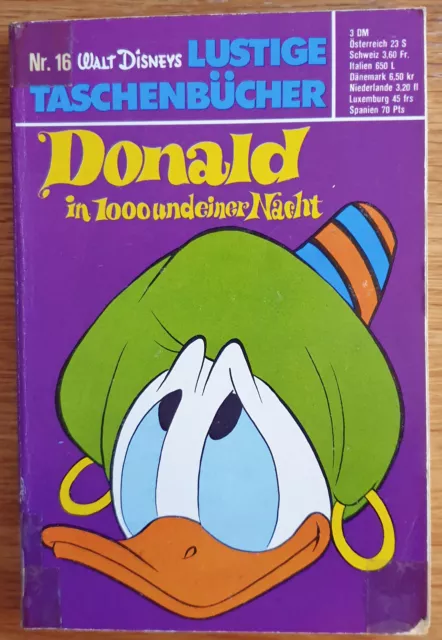 LTB – Nr.: 16 Donald in 1000 und einer Nacht (1. Auflage 1971) - RARITÄT !