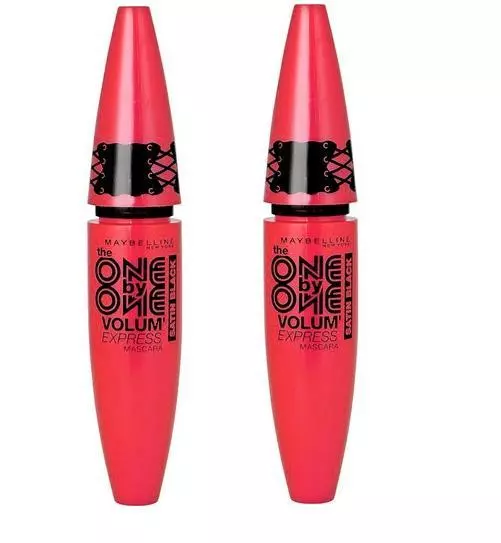 2x 9,6ml Maybelline Jade Volum Express Mascara the ONE by ONE   Amethyste/Braun