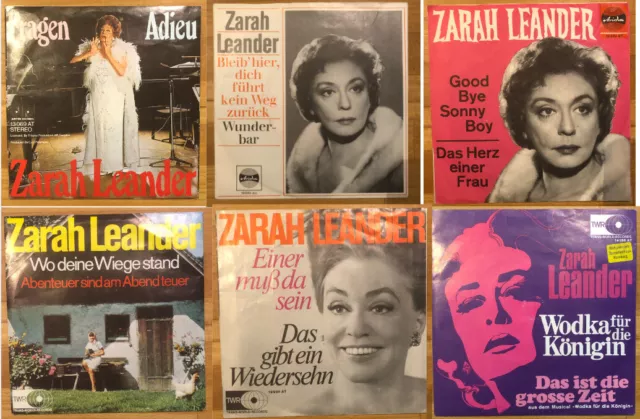 Verschiedene 7" Singles von  Zarah Leander aus Sammlung (  VG+++ )