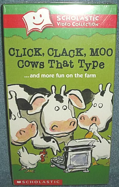 CLICK, CLACK, MOO Cows That Type And More Fun On The Farm - Vhs - New ...