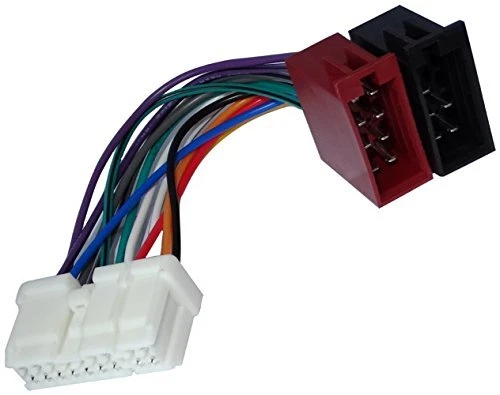 Adaptateur Faisceau ISO 16 Broches Pour Autoradio Kenwood - Connecteur Harnais Femelle Plug & Play