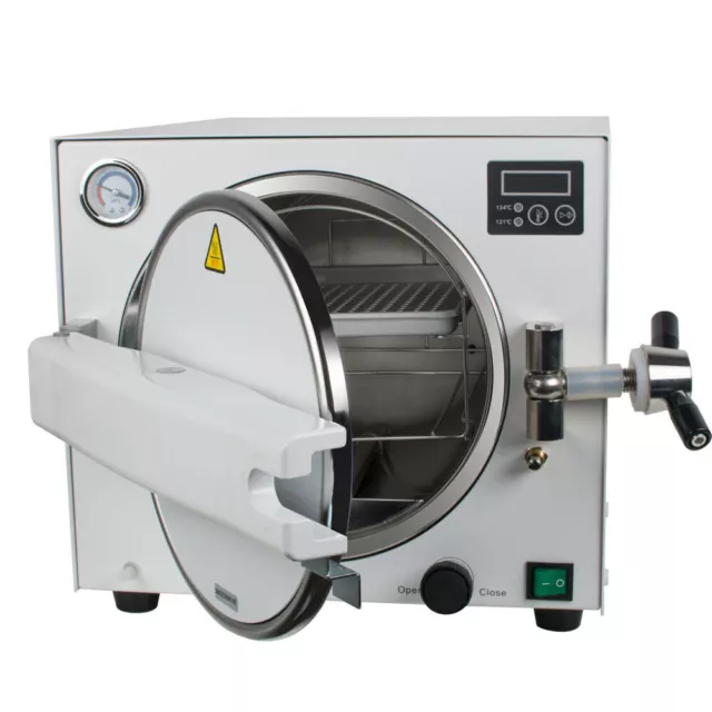 DHL New 18L 900W Medical Dental Lab Steam Sterilizer Autoclave Stainless Steel A