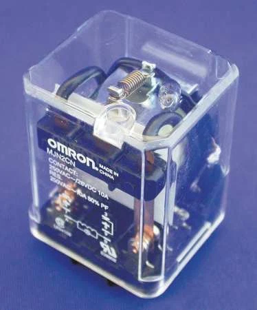 Omron Mjn2c-N-Ac24 General Purpose Relay, 24V Ac Coil Volts, Square, 8 Pin, Dpdt