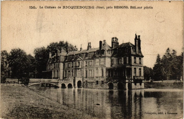 CPA AK Le Chateau de RICQEUBOURG pres RESSONS (423239)
