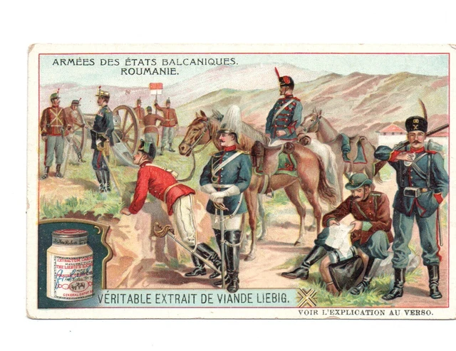 Chromo Liebig. Armate Dei Stati Balcaniques. Romania