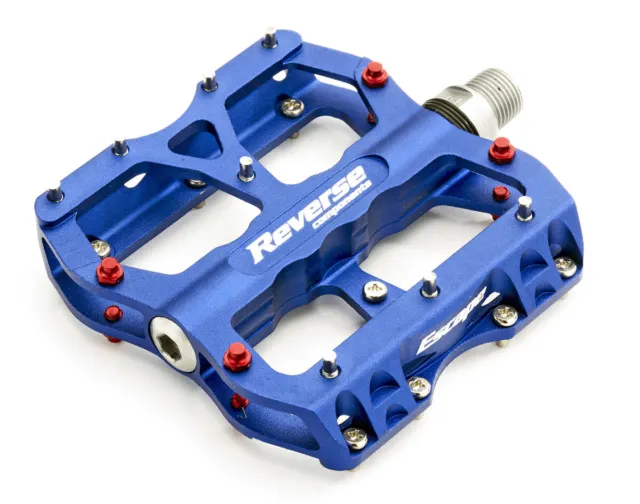 Reverse Escape Pedal - Plattform Aluminium - MTB - Dunkelblau - 406 g / Paar