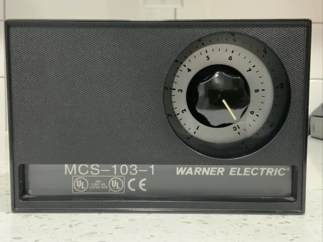 WARNER ELECTRIC MCS-103-1 CLUTCH BRAKE CONTROLLER - Used, Good Condition