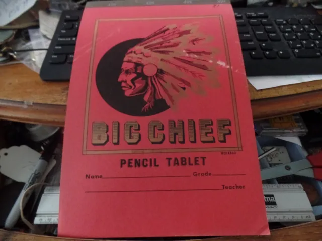 Vintage Big Chief Pencil Tablet 8 in. x 12in. Writing Chicago No. 21879