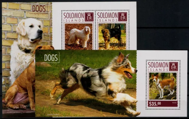 Salomoninseln; Hunde 2014 kpl. **  (21,50)