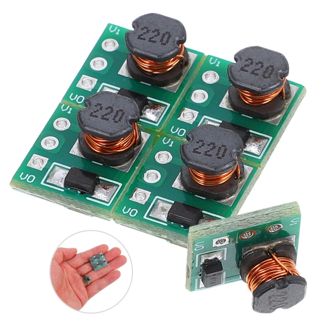 5 PCS DC Boost Module Voltage Regulator Converter Stabilized Power ...