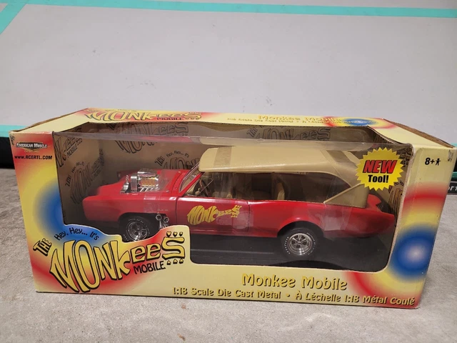 American Muscle Monkees Mobile GTO George Barris Custom 1:18 Diecast Car