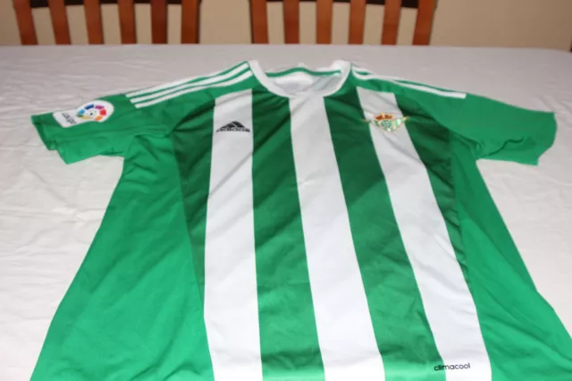 Camiseta Del Real Betis Balompie De La Marca Adidas Talla Xl Cotizada