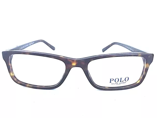 Nuevo marco de gafas rectangulares para hombre Ralph Lauren PH 2143 5003 55 mm La Habana