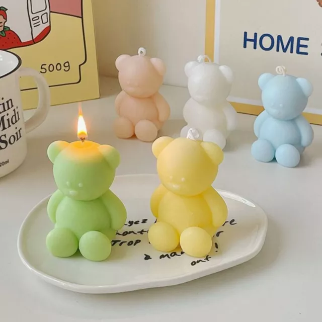 3D Silicone Candle Moulds DIY Soy Cube Soap Aromatherapy Candles Molds  Making