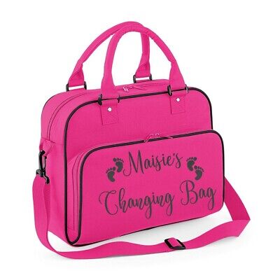 Personalised Nappy Changing Bag ~ Baby T Storage Carry Clothing Newborn Mum Pram