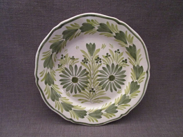 Assiette ancienne en faïence de Quimper HB